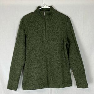 Soft Green Telluride 1/4 Zip Sweatshirt